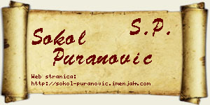 Sokol Puranović vizit kartica